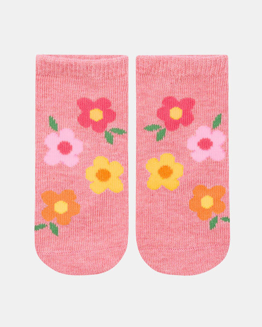 Rosie Posie Organic Socks Ankle Jacquard