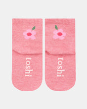 Load image into Gallery viewer, Rosie Posie Organic Socks Ankle Jacquard