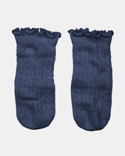 Load image into Gallery viewer, Organic Socks Knee Frilly Ink