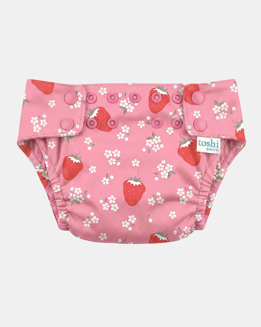 Strawberry Reusable Swim Nappy Twinkle UPF 50+