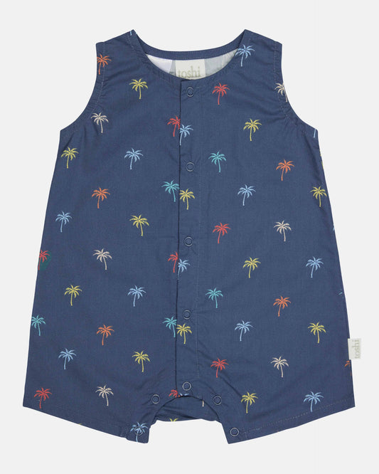 Romper Banjo | Palm Midnight