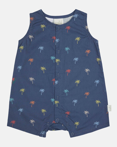 Romper Banjo | Palm Midnight