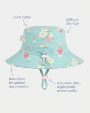 Load image into Gallery viewer, Sunhat Strawberry Fields Aqua