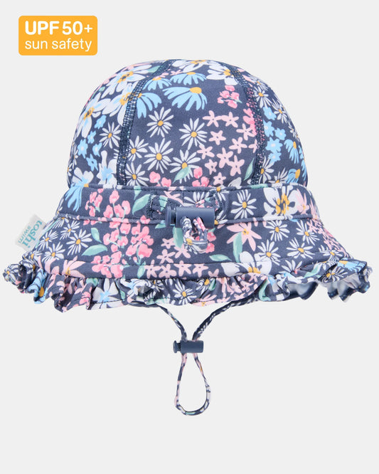Swim Bell Hat Ripple | Wattle Dusk