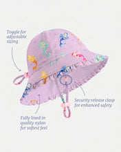 Load image into Gallery viewer, Swim Bell Hat Twinkle Princess Mermaid UPF 50+