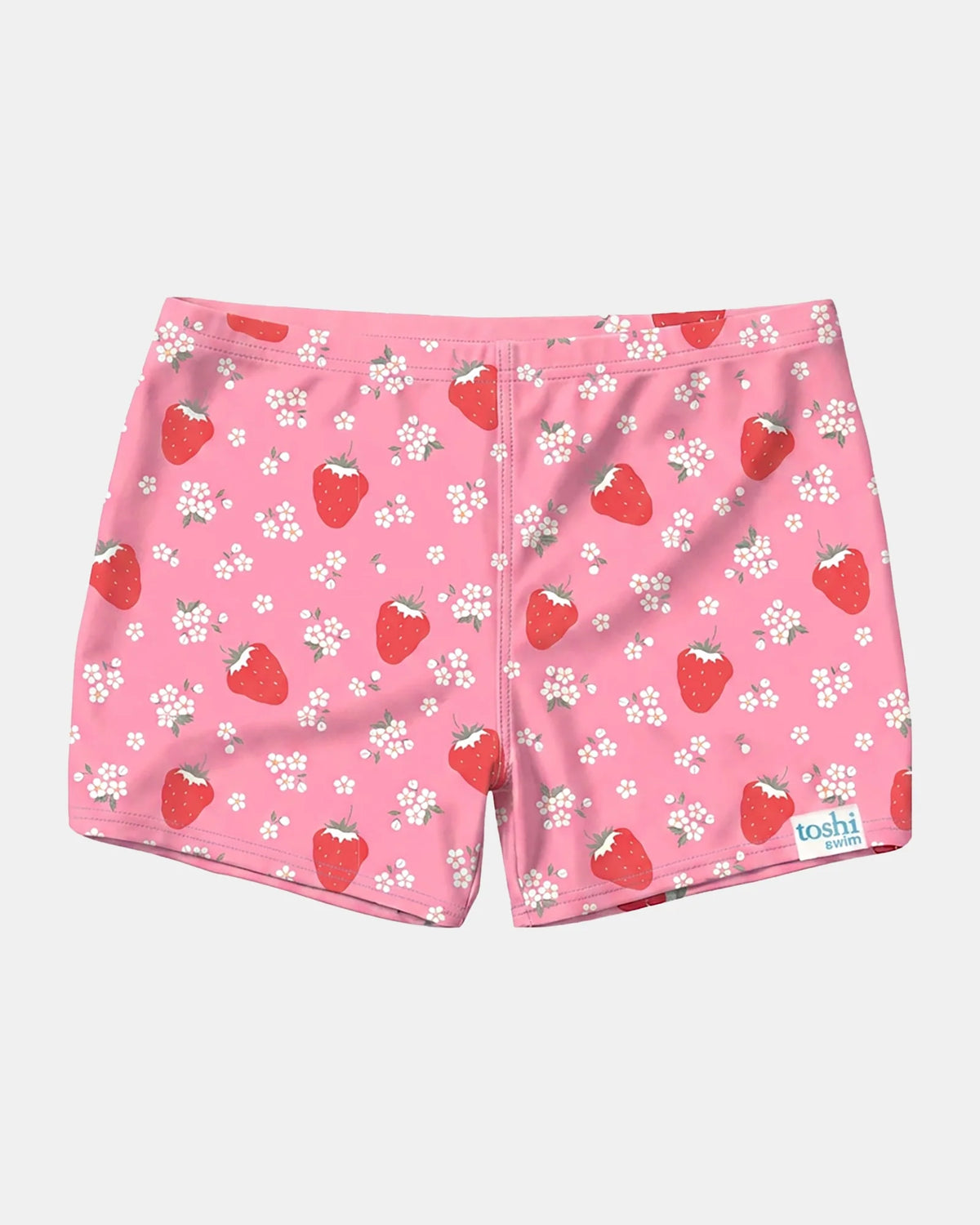 Swim Bike Shorts Twinkle Strawberry UPF 50+