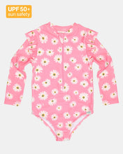 Load image into Gallery viewer, Swim Bodysuit Ripple | Daisy Watermelon