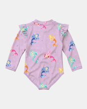 Load image into Gallery viewer, Swim Bodysuit Twinkle Princess Mermaid UPF 50+