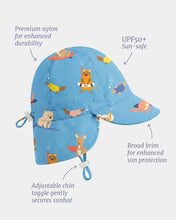 Load image into Gallery viewer, Swim Flap Cap Pirate Beach Buddies UPF 50+