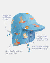 Load image into Gallery viewer, Swim Flap Cap Pirate Beach Buddies UPF 50+