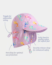 Load image into Gallery viewer, Swim Flap Cap Twinkle Princess Mermaid UPF 50+