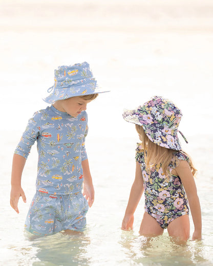 Swim Kids Onepiece Classic | Moonlight Bloom SIZE 3YR and 7YR