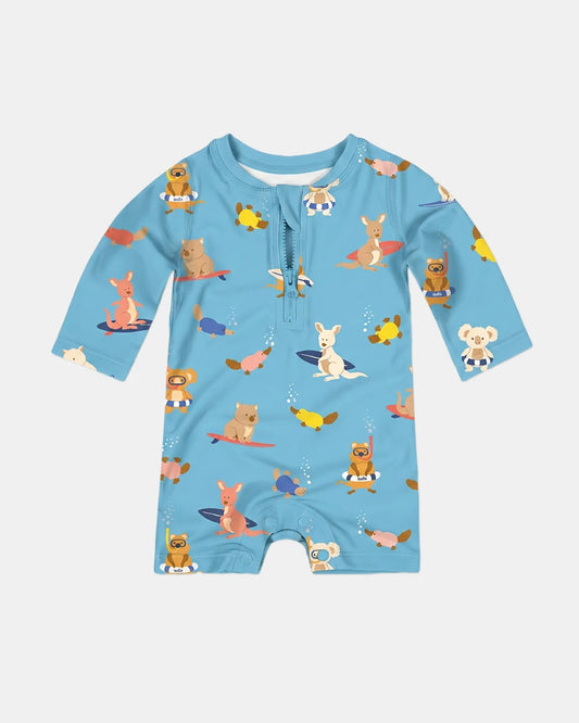 Swim Onesie L/S Pirate Beach Buddies UPF 50+