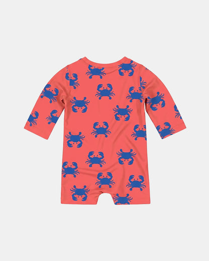 Swim Onesie L/S Pirate Mud Crabs UPF 50+