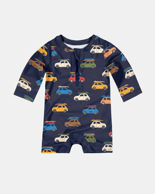 Swim Onesie L/S Pirate Wave Buggies UPF 50+