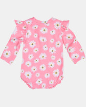 Load image into Gallery viewer, Swim Onesie L/S Ripple | Daisy Watermelon