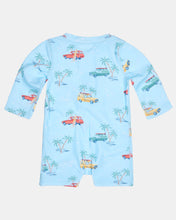 Load image into Gallery viewer, Swim Onesie L/S Splash | Swell Seekers Sky