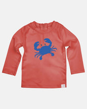 Load image into Gallery viewer, Swim Rashie L/S Pirate Mud Crabs UPF 50+