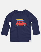 Load image into Gallery viewer, Swim Rashie L/S Pirate Wave Buggies UPF 50+