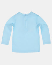 Load image into Gallery viewer, Swim Rashie L/S Splash | Swell Seekers Sky
