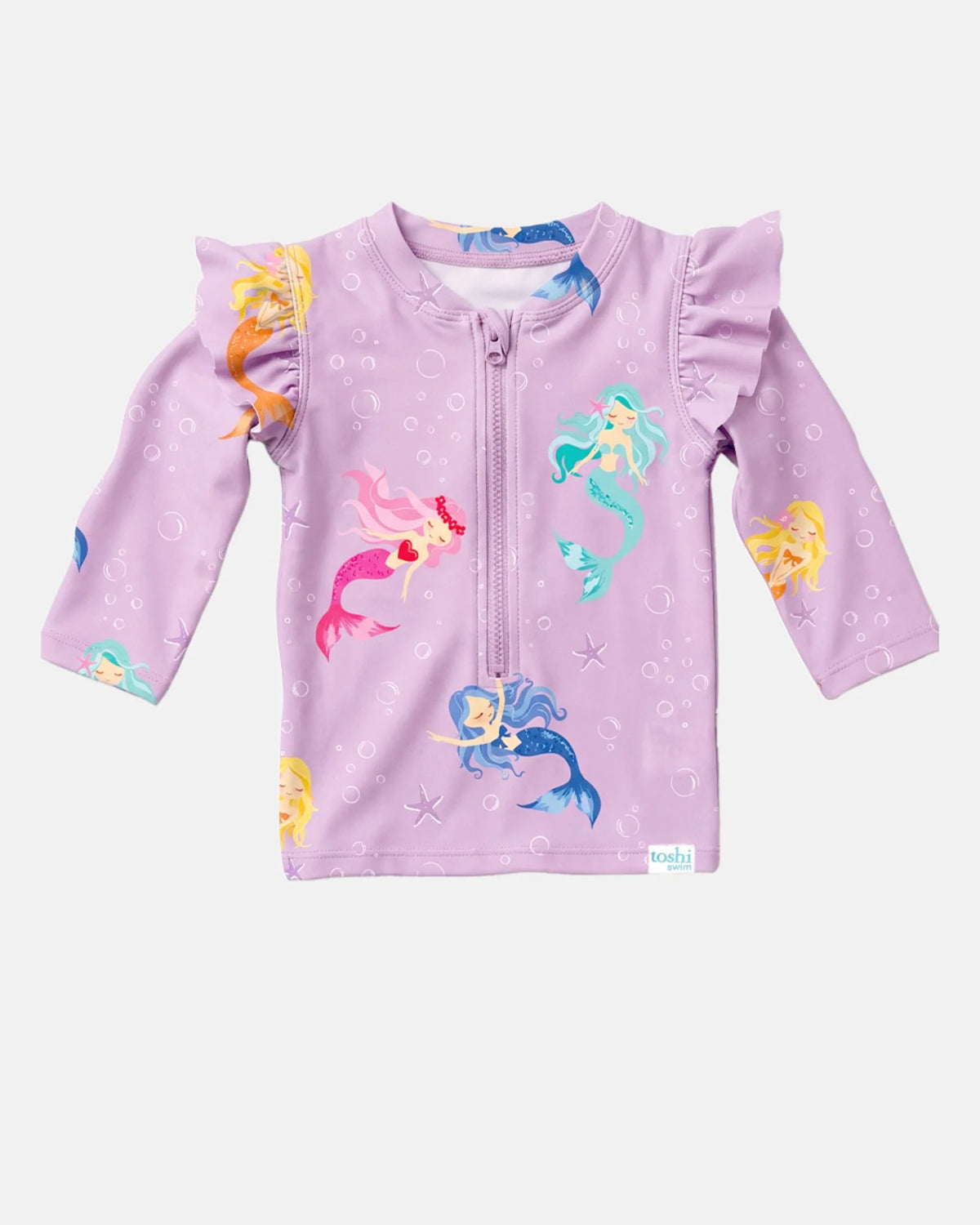 Swim Rashie L/S Twinkle Princess Mermaid UPF 50+