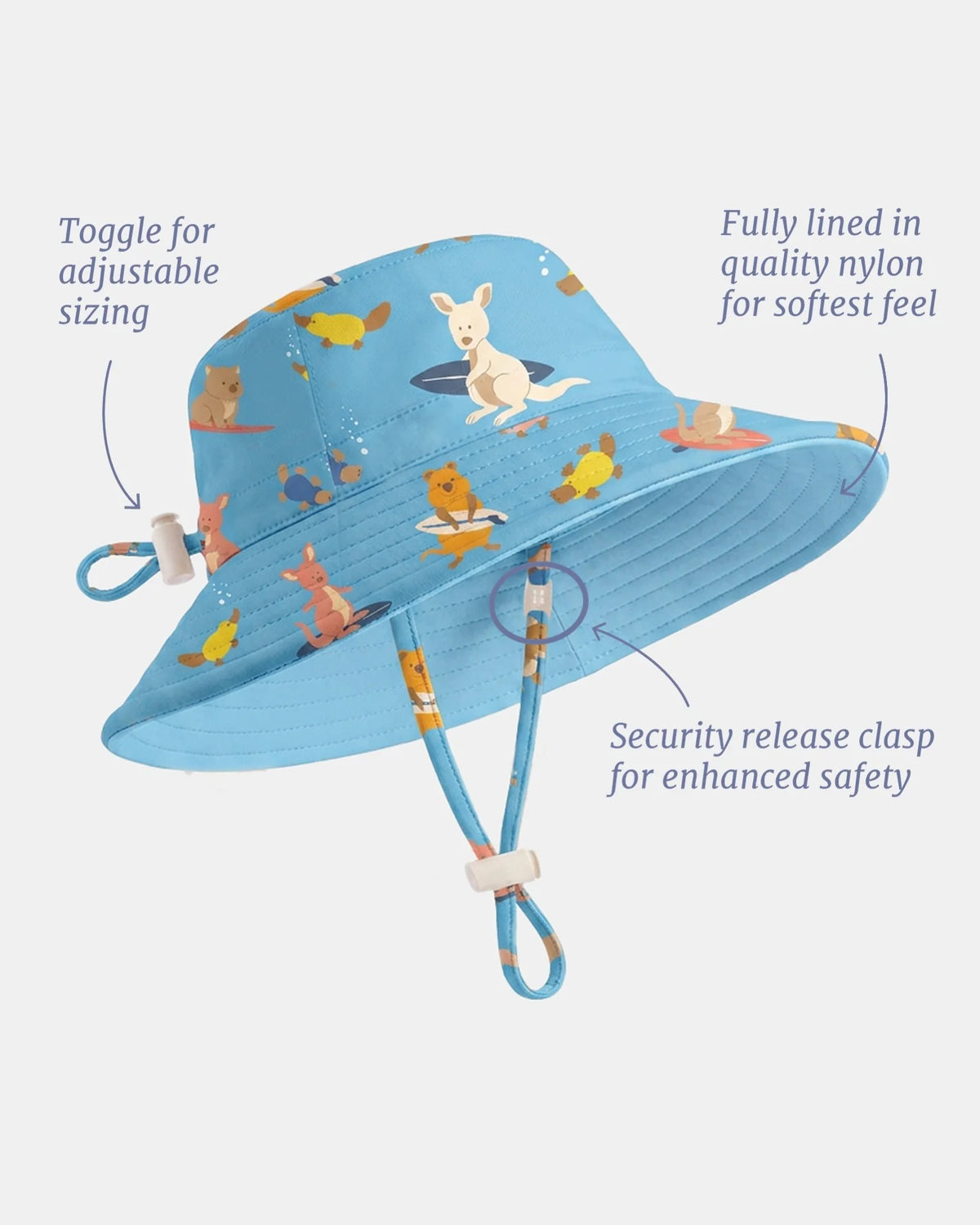 Swim Sunhat Pirate Beach Buddies UPF 50+