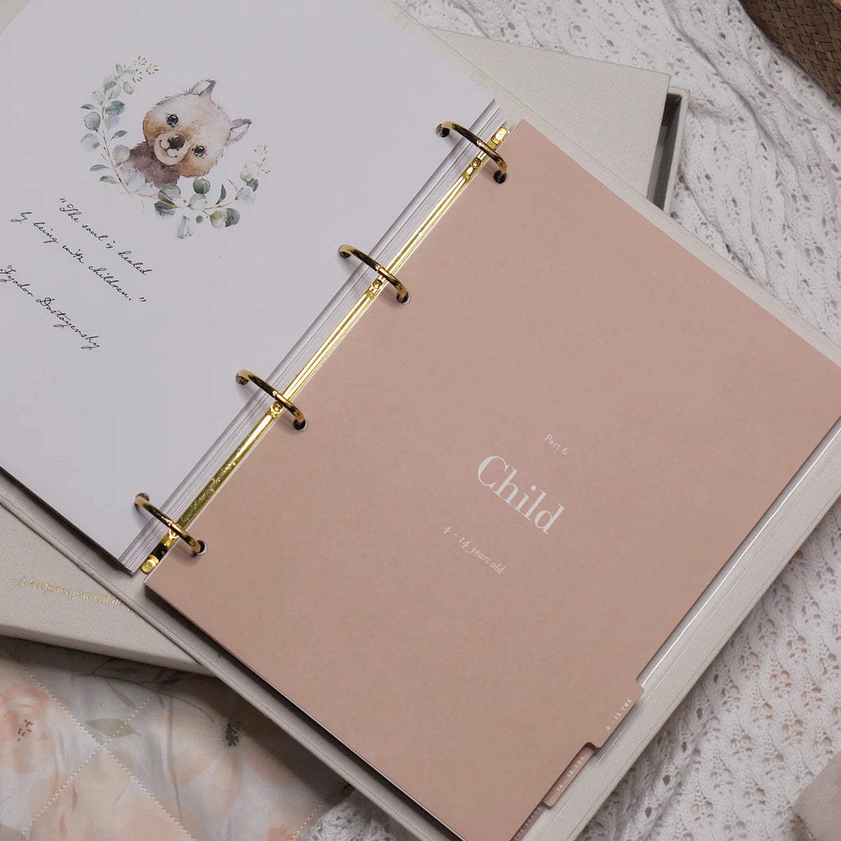 Bebé Baby Journal | Keepsake Binder