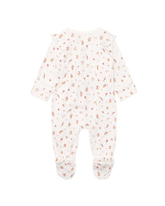 Billie Ditsy Floral Organic LS Zipsuit