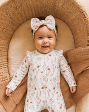 Load image into Gallery viewer, Taylor Organic Floral LS Zip Suit