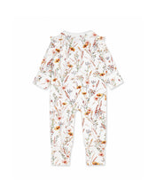 Load image into Gallery viewer, Taylor Organic Floral LS Zip Suit