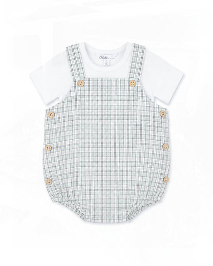 Taylor Check Bodysuit and Tee Set