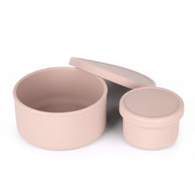 Load image into Gallery viewer, Round Silicone Food Container Set