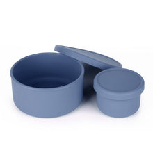 Load image into Gallery viewer, Round Silicone Food Container Set