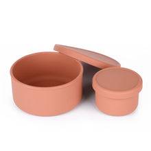 Load image into Gallery viewer, Round Silicone Food Container Set