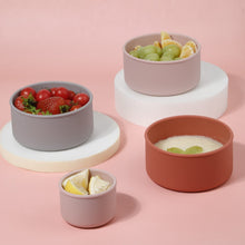 Load image into Gallery viewer, Round Silicone Food Container Set