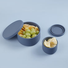 Load image into Gallery viewer, Round Silicone Food Container Set