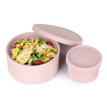 Load image into Gallery viewer, Round Silicone Food Container Set