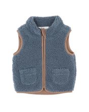 Load image into Gallery viewer, Blue Sherpa Vest