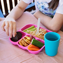 Load image into Gallery viewer, Plant Based Bento Plate | Pink 22x21cm