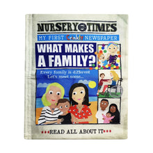 Load image into Gallery viewer, What Makes A Family Crinkly Cloth Book