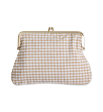 Load image into Gallery viewer, Everything Clutch | Petite | Biscotti Gingham