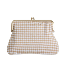 Everything Clutch | Petite | Biscotti Gingham