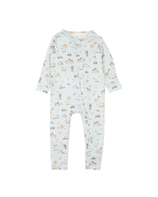Farm Ecocosy L/S Zipsuit
