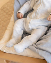 Load image into Gallery viewer, Blue Cloud Jacquard LS Onesie