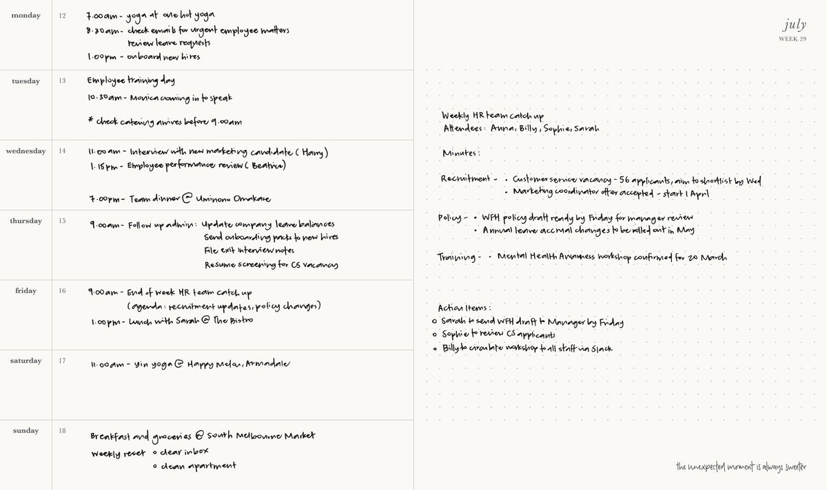 2027 Planner | Signature | Horizontal Weekly | Happenstance