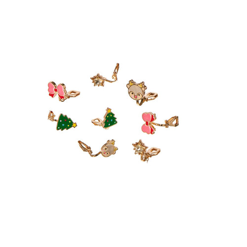 Jolly Christmas Clip On Earrings