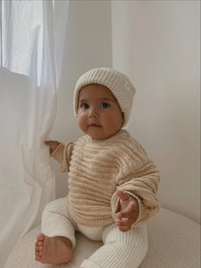 Jumper | Wheat KIDS SIZE 0-3M and 3-6M