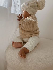 Jumper | Wheat KIDS SIZE 0-3M and 3-6M