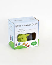 Load image into Gallery viewer, Where Is The Green Sheep? Large Green Sheep Toy and Book Set