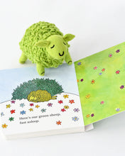 Load image into Gallery viewer, Where Is The Green Sheep? Large Green Sheep Toy and Book Set
